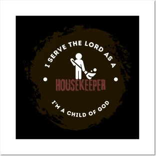 Christian Job title designs - House keeper Posters and Art